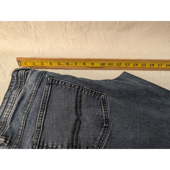 Buffalo David Bitton Jeans Mens 34x32 Straight Stretch Branded Studs Buttons - Picture 12 of 13